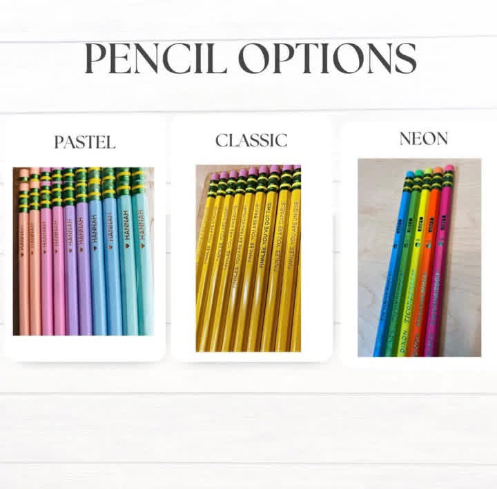 Customized Back To School Pencils